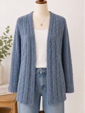 CLOUD CHASERS OPEN TEXTURED CARDIGAN
